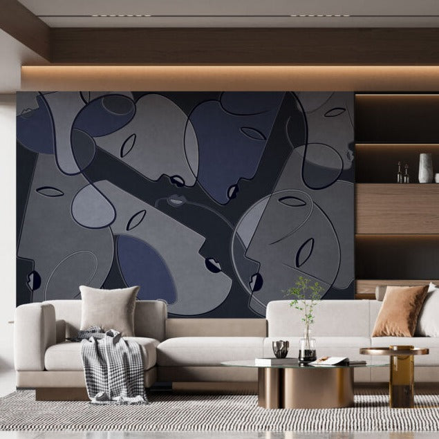 A modern living room with a {Affreschi Inner Line Collection} created by a {Affreschi}.