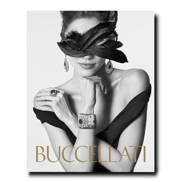 Assouline Buccellati - a century of timeless beauty coffee table book cover on white back ground available at Spacio India for luxury home decor accessories collection of Fashion Coffee Table Books.