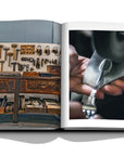 Assouline Buccellati: A Century of Timeless Beauty coffee table book displaying details of jewel piece & work materials on a white background at Spacio India for luxury home decor collection of Jewellery Coffee Table Books.
