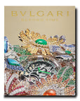 Front cover of Assouline Bulgari: Beyond Time coffee table book on coffee available at Spacio India for luxury home decor collection of Jewellery Coffee Table Books.