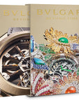 Assouline Bvlgari: Beyond Time coffee table book with its cover on white back ground at Spacio India for luxury home decor collection of Jewellery Coffee Table Books.