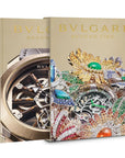 Assouline Bvlgari: Beyond Time coffee table book with its cover on white back ground at Spacio India for luxury home decor collection of Jewellery Coffee Table Books.