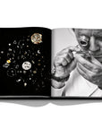 Assouline Louis Vuitton Manufactures coffee table book displaying photo of watch crafting & its Parts on white background at Spacio India for luxury home decor collection of Fashion Coffee Table Books.