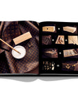 Assouline Louis Vuitton Manufactures coffee table book making process of Box on white background at Spacio India for luxury home decor collection of Fashion Coffee Table Books.