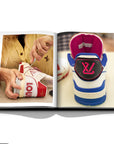 Assouline Louis Vuitton Manufactures coffee table book displaying photo of Louis Vuitton Shoes on white background at Spacio India for luxury home decor collection of Fashion Coffee Table Books.