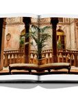 Assouline Italian Chic coffee table book displaying photo of Hotel Danieli at Italy restaurants spaces from Italy a white back ground available at Spacio India for luxury home decor collection of Travel Coffee Table Books.