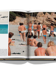 Assouline James Bond: Destinations coffee table book displaying photo of Capriccioli beach (East), Beach from movie scene on a white background available at Spacio India for luxury home decor accessories collection of Travel Coffee Table Books.