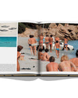 Assouline James Bond: Destinations coffee table book displaying photo of Capriccioli beach (East), Beach from movie scene on a white background available at Spacio India for luxury home decor accessories collection of Travel Coffee Table Books.