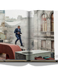 Assouline James Bond: Destinations coffee table book displaying photo from Photography by Jonathan Olley, SPECTRE 2 from movie scene on a white background available at Spacio India for luxury home decor accessories collection of Travel Coffee Table Books.