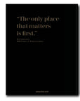 Back cover of Assouline Louis Vuitton: Trophy Trunks coffee table book on a white back ground available at Spacio India for luxury home decor accessories collection of Fashion Coffee Table Books.