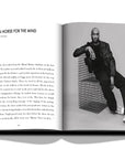 Assouline Louis Vuitton: Virgil Abloh Classic Balloon Cover coffee table book displaying Image of Virgil Abloh & information on a white back ground available at Spacio India for luxury home decor accessories collection of Fashion Coffee Table Books.
