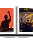 Assouline Louis Vuitton: Virgil Abloh Classic Balloon Cover coffee table book displaying Image of Virgil Abloh & concert on a white back ground available at Spacio India for luxury home decor accessories collection of Fashion Coffee Table Books.