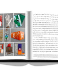 Assouline Louis Vuitton: Virgil Abloh Classic Balloon Cover coffee table book displaying photos of Louis Vuitton Accessories with information on a white back ground available at Spacio India for luxury home decor accessories collection of Fashion Coffee Table Books.