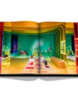 Assouline Louis Vuitton: Virgil Abloh Classic Balloon Cover coffee table book displaying photo of Louis Vuitton Pop Up Residency Soho on a white back ground available at Spacio India for luxury home decor accessories collection of Fashion Coffee Table Books.