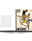 Assouline Paris in the 1920s with Kiki De Montparnasse Coffee Table Book displaying photo of Artwork - Bal Negre by Paul Colin, on a white back ground available at Spacio India for luxury home decor accessories collection of Travel Coffee Table Books.