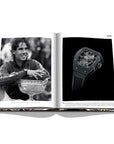 Assouline Coffee Table Book The Impossible Collection of Watches photo of Richard Mille Rafael Nadal Black wristwatch on a white back ground available at Spacio India for luxury home decor accessories collection of Ultimate Coffee Table Books.