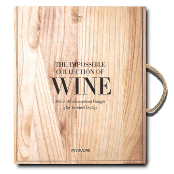 The Assouline Coffee Table Book The Impossible Collection Wine (Limited Edition) for connoisseurs on white background available at Spacio India for luxury home decor collection of Ultimate Coffee Table Books.