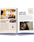 Assouline The Luxury Collection: Hotel Secrets coffee table book displaying spaces from Venice's Hotels with information on a white back ground available at Spacio India for luxury home decor accessories collection of Travel Coffee Table Books.