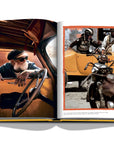 Assouline The Race of Gentlemen coffee table book displaying photo of the Man view from Inside Car from celebration of American hot rod culture on a white back ground available at Spacio India for luxury home decor accessories collection of Sports Coffee Table Books.