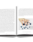 Assouline Tiffany Co Vision and Virtuosity Icon Edition coffee table book page displaying information from the book with image on a white back ground available at Spacio India for luxury home decor accessories collection of Jewellery Coffee Table Books.
