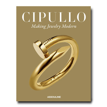Front cover of Assouline Cipullo: Making Jewelry Modern coffee table book on coffee available at Spacio India for luxury home decor collection of Jewellery Coffee Table Books.