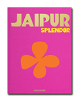 Front cover of Assouline Jaipur Splendor coffee table book on coffee available at Spacio India for luxury home decor collection of Travel Coffee Table Books.