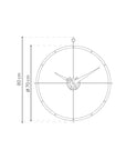 Clock Nomon Doble O Gold Circle/ A Wenge DOW000D