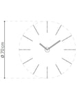 Clock Nomon Mini Merlin 12 Gold Walnut MMD120N