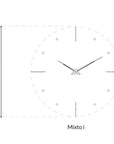 Clock Nomon Mixto I Red 110cms MII000R
