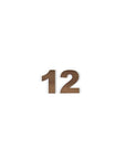 Clock Nomon Number Pack 4 Walnut PNN04N7