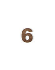 Number Pack 4 Walnut