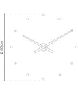 Clock Nomon OJ Ultramarine Green 80cm VU010
