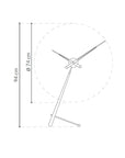 Clock Nomon Puntero Table Laquered Red PUL000R