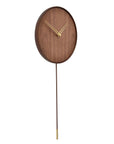 Clock Nomon Swing Gold Walnut SWID