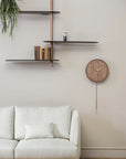 Clock Nomon Swing Gold Walnut SWID