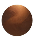 Brown circular wall art with textured surface on a white background