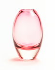 Henry Dean Jerzy Large Fuchsia Vase in Belgium glass – luxury glass decor available at Spacio India, perfect for elegant interior styling