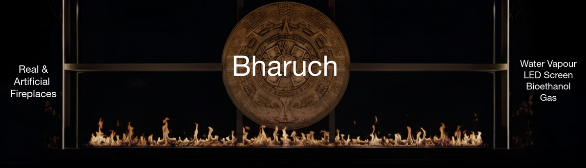 Luxury indoor and outdoor fireplaces in Bharuch by Spacio including water vapour, LED, bioethanol and gas fireplaces