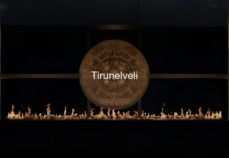 Luxury indoor and outdoor fireplaces in Tirunelveli by Spacio including water vapour, LED, bioethanol and gas fireplaces