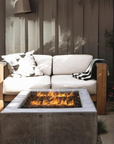 Galio H Outdoor Gas Insert Fireplace by Planika | Spacio