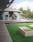 Galio H Outdoor Gas Insert Fireplace by Planika | Spacio