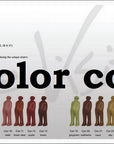 A Gardeco computer screen displaying the word "color code" alongside a Gardeco Ceramic Sculpture Visitor Small Taupe Cor27.