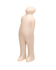 A Gardeco Ceramic Sculpture Visitor Small Dune Cor47, showcasing exquisite craftsmanship, stands gracefully on a white background.