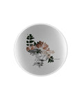The Bowl with leaves & side face art on it from Ibride Yuan Alhambra Beige Stack table set available at Spacio India for home decor collection of Tableware Accessories