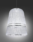 Italamp Crowns Chandelier, crafted in Italy, showcases the perfect combination of sophistication and modernity. With its clear glass design, it exudes a timeless appeal.