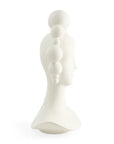 Profile view of Jonathan Adler Camille Bust Sculpture showcasing its sophisticated form and modern silhouette, crafted in premium unglazed porcelain, available at Spacio India.