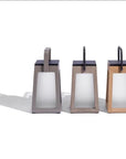 Three LJ Solar Lantern Tecka Teck143 300L Duratek lanterns with Duratek® finish on a white background.