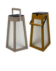 Two LJ Solar Lantern Tecka Teck143 300L Duratek lanterns with Duratek® finish on a white background.