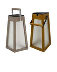 Two LJ Solar Lantern Tecka Teck143 300L Duratek lanterns with Duratek® finish on a white background.