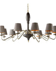 Italian craftsmanship, Lorenzon Divina Chandelier.